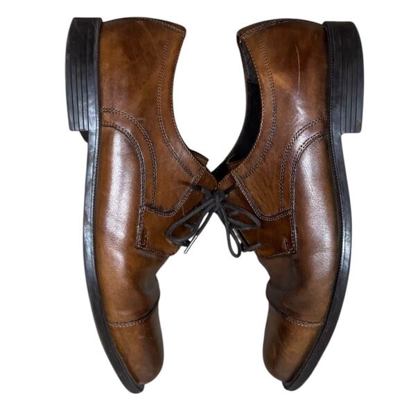 COLE HAAN Brown Cap Top Oxford Leather Dress Shoes SZ 8.5 main image 7